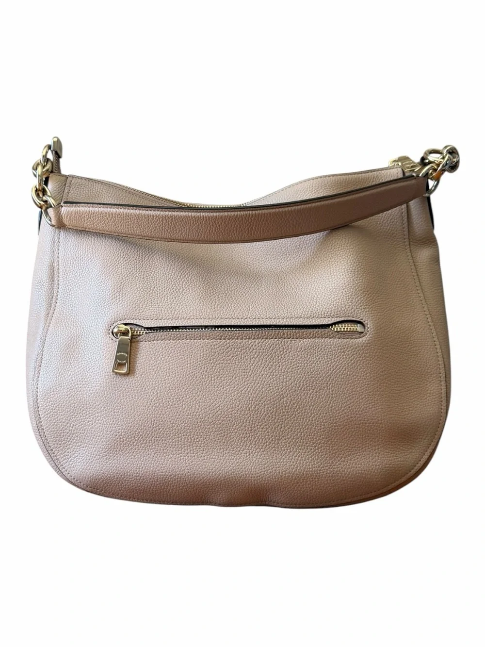 Coach Chelsea Hobo 32 Beechwood Pebbled Leather Shoulder Crossbody Bag